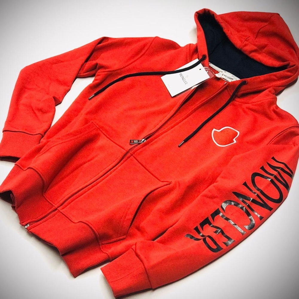 Moncler men hoody sweat new with tags
